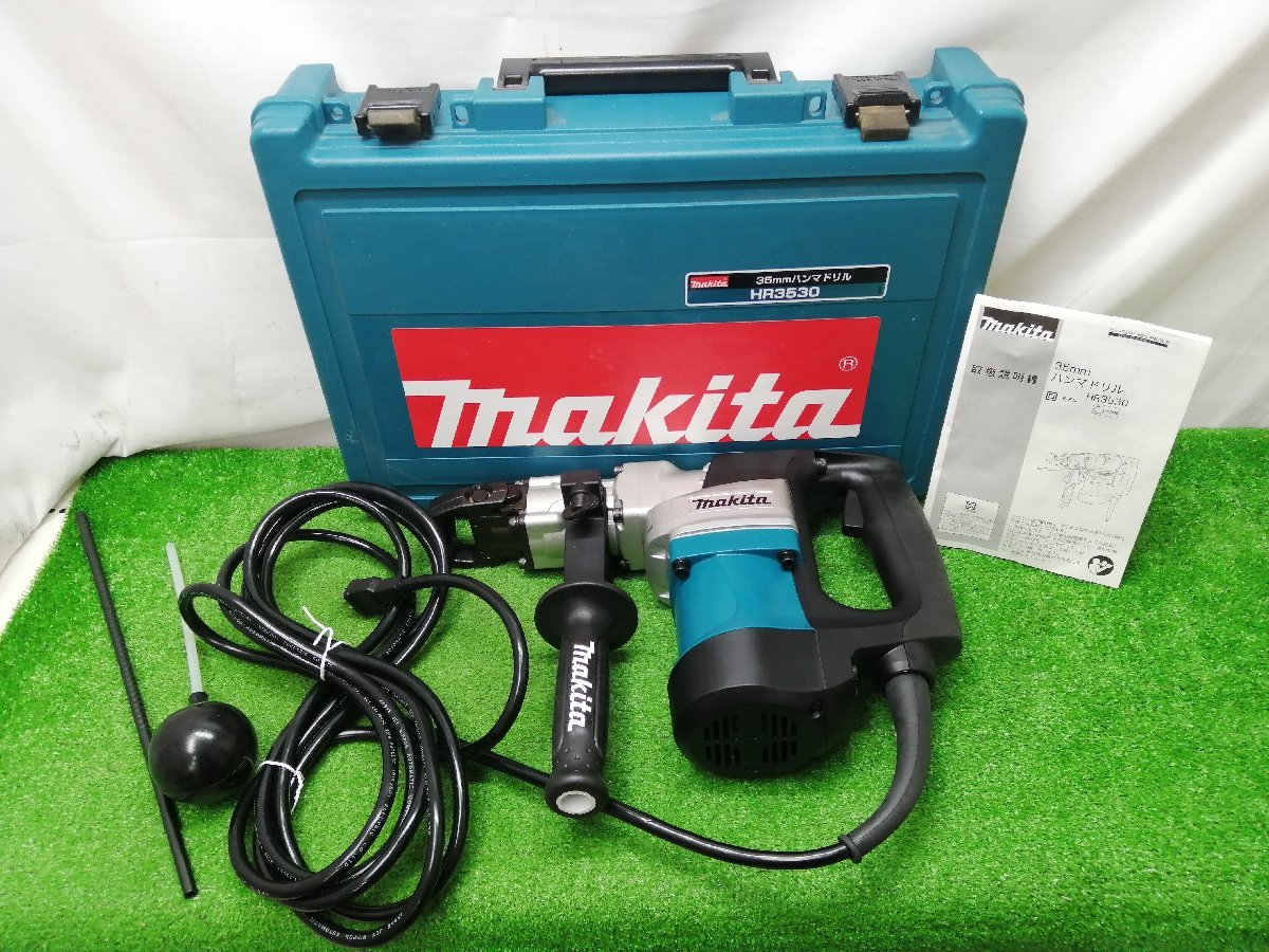 ●美品 makita 35mm ハンマドリル HR3530 マキタ ハンマ 電動工具 工具 100V ハンマードリル HR3530 マキタ ハンマードリル | 本体のみハンズ 付属品付き