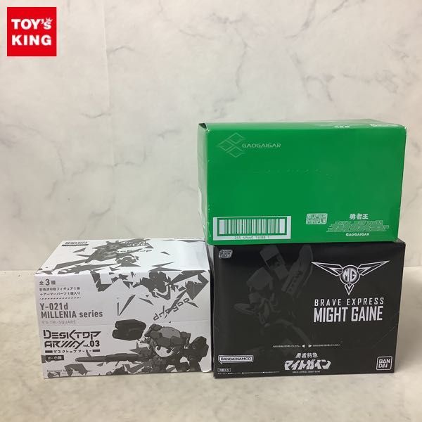【全国無料，新作登場】 1円〜 デスクトップアーミー vol.03 &alpha;-小隊 スーパーミニプラ 勇者王ガオガイガー 4箱入BOX 勇者特急マイトガイン 3個入BOX(その他)｜売買されたオークション情報、yahooの商品情報をアーカ その他