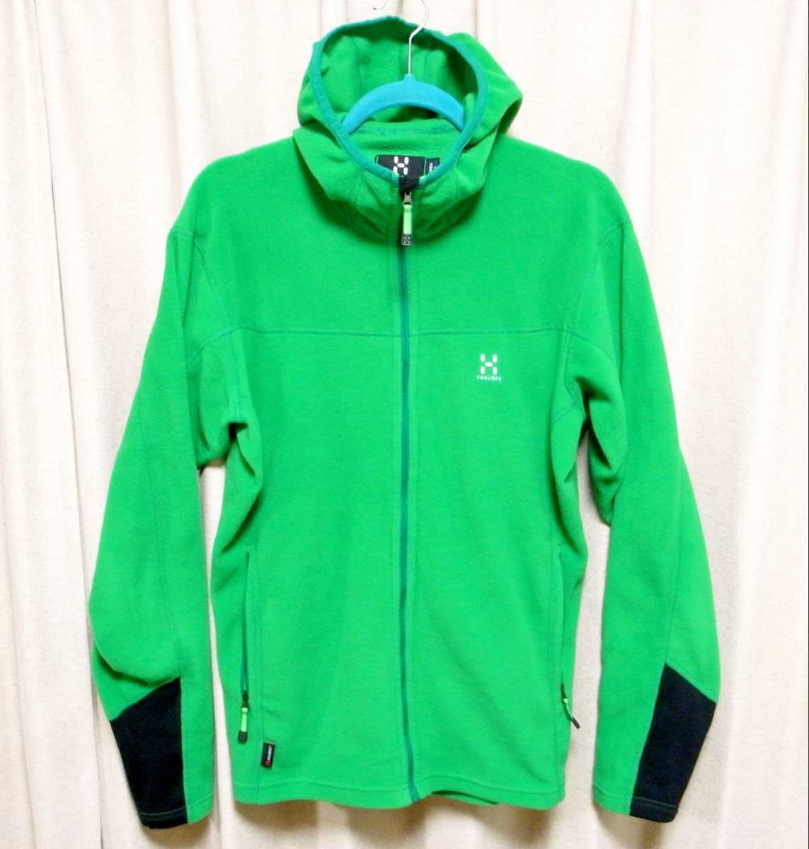 ウィンタースポーツ HAGLÖFS フード付きジャケット 緑 海外サイズ M