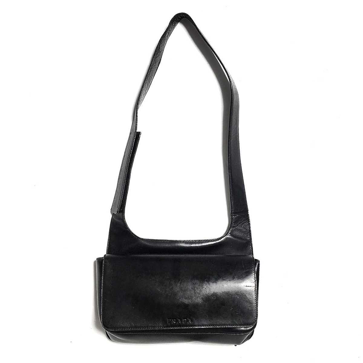 1999ss prada LEATHER CROSSBODY SHOULDER BAG ショルダー ボディ 