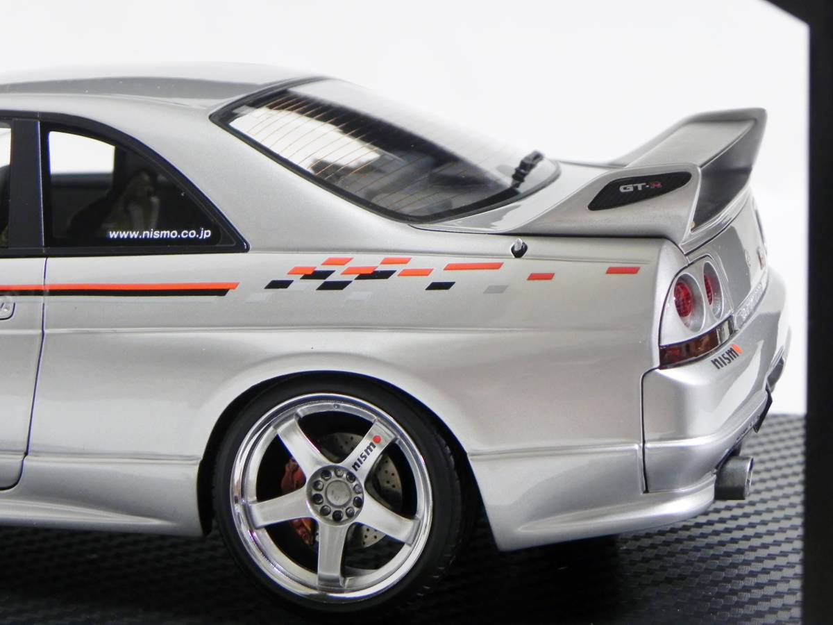 IG 日産WEB限定 1/18 Nissan Skyline GT-R BCNR33 V-spec Silver 