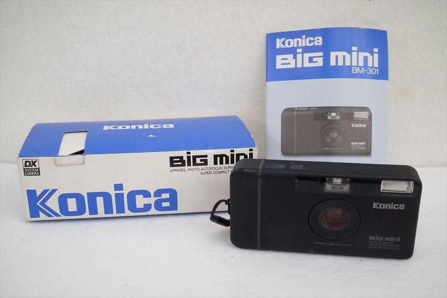 2025，定番人気 KONICA コニカ BIG MINI BM-301 コンパクトカメラ 35mm 3.5 取扱説明書有り 元箱付き 現状品 221007B9117(コンパクトカメラ)｜売買されたオークション情報、yahooの商品情報をアーカイブ公開 - オークファ コンパクトカメラ