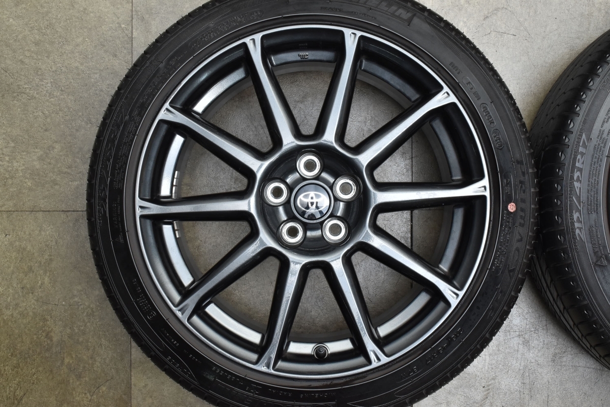 ホイール美品】トヨタ 86 GT LTD 純正 17in 7.5J +48 PCD100 