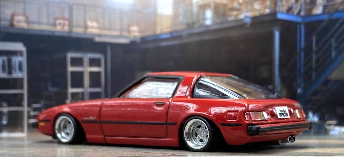 1/64 マツダ サバンナ RX-7 深リム フォーカスレーシングファイブ  