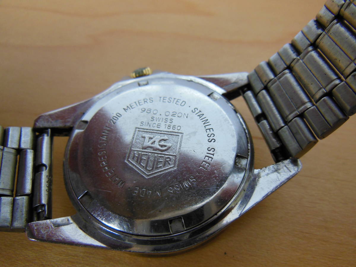 1円スタ 2個セット TAG HEUER Professional 1000 980.020N 