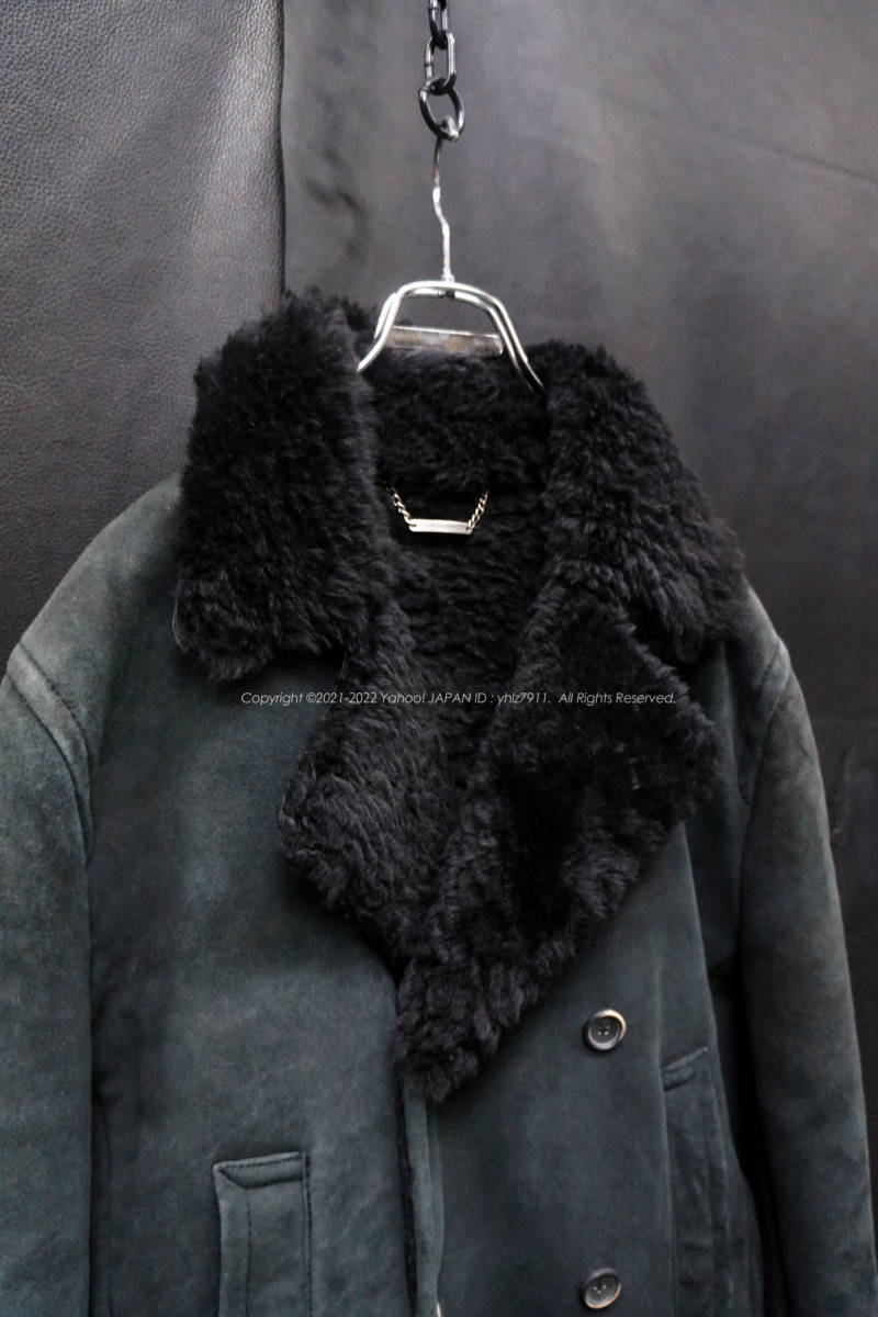 CLUB MONACO リアルムートン ダブルコート M メンズ ロングコート