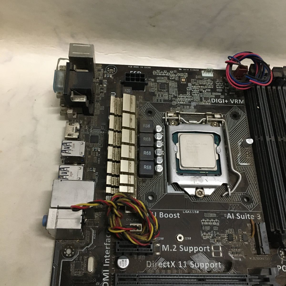 L4648) マザーボード ASUS H97-PLUS + インテル Intel core i7 4790K