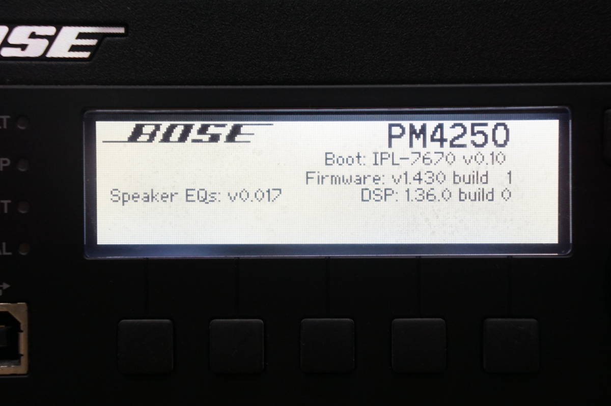BOSE Power Match PM4250 通電可 コンフィギュラブル