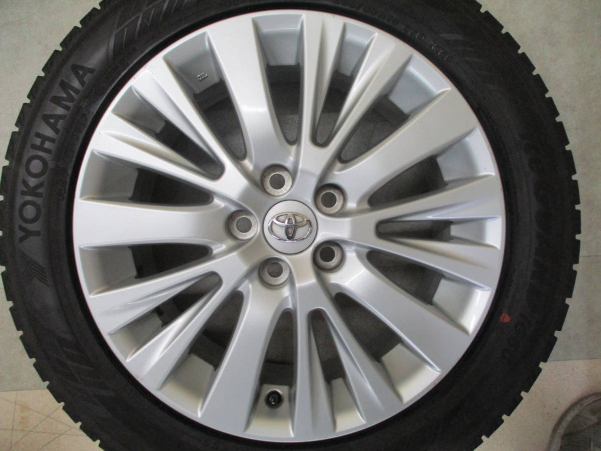 YOKOHAMA ICE GUARD 235/50R18 TOYOTA ALPHARD/VELLFIRE20系後期純正 4本set 埼玉県発 現物確認OK♪235/50-18 アルファード/ヴェルファイヤ 235&frasl;50R18 Yokohama iceGUARD 101Q 0 ４本！Ｆ１１３８７