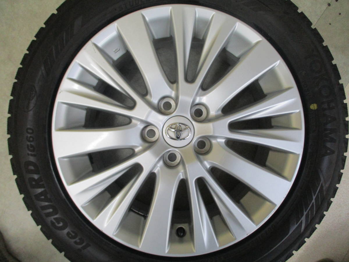 YOKOHAMA ICE GUARD 235/50R18 TOYOTA ALPHARD/VELLFIRE20系後期純正 4本set 埼玉県発 現物確認OK♪235/50-18 アルファード/ヴェルファイヤ 235&frasl;50R18 Yokohama iceGUARD 101Q 0 ４本！Ｆ１１３８７