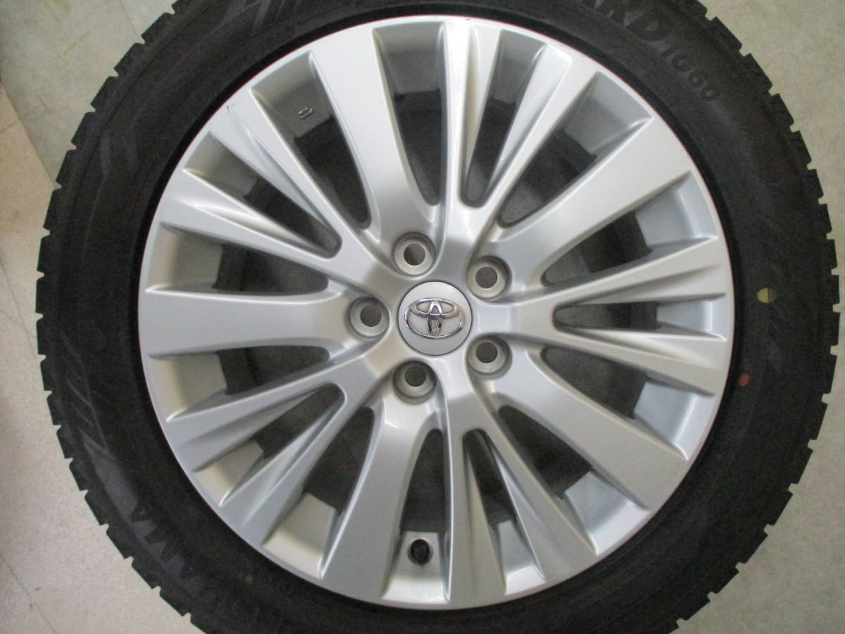 YOKOHAMA ICE GUARD 235/50R18 TOYOTA ALPHARD/VELLFIRE20系後期純正 4本set 埼玉県発 現物確認OK♪235/50-18 アルファード/ヴェルファイヤ 235&frasl;50R18 Yokohama iceGUARD 101Q 0 ４本！Ｆ１１３８７