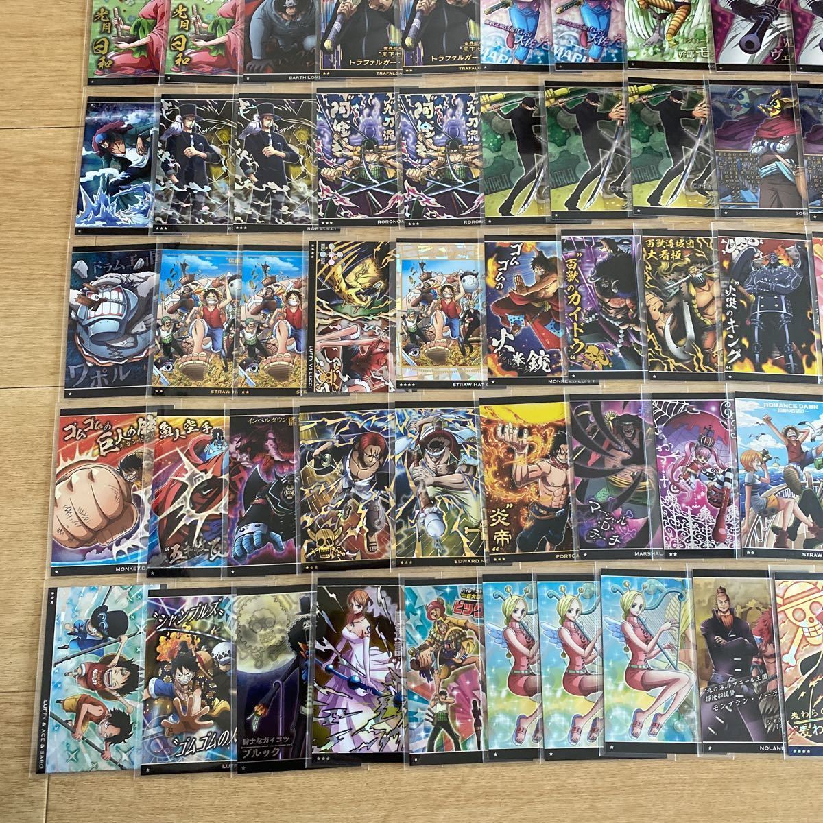 ワンピース ウエハース カード Our Memories 他 開封済 ルフィ エース