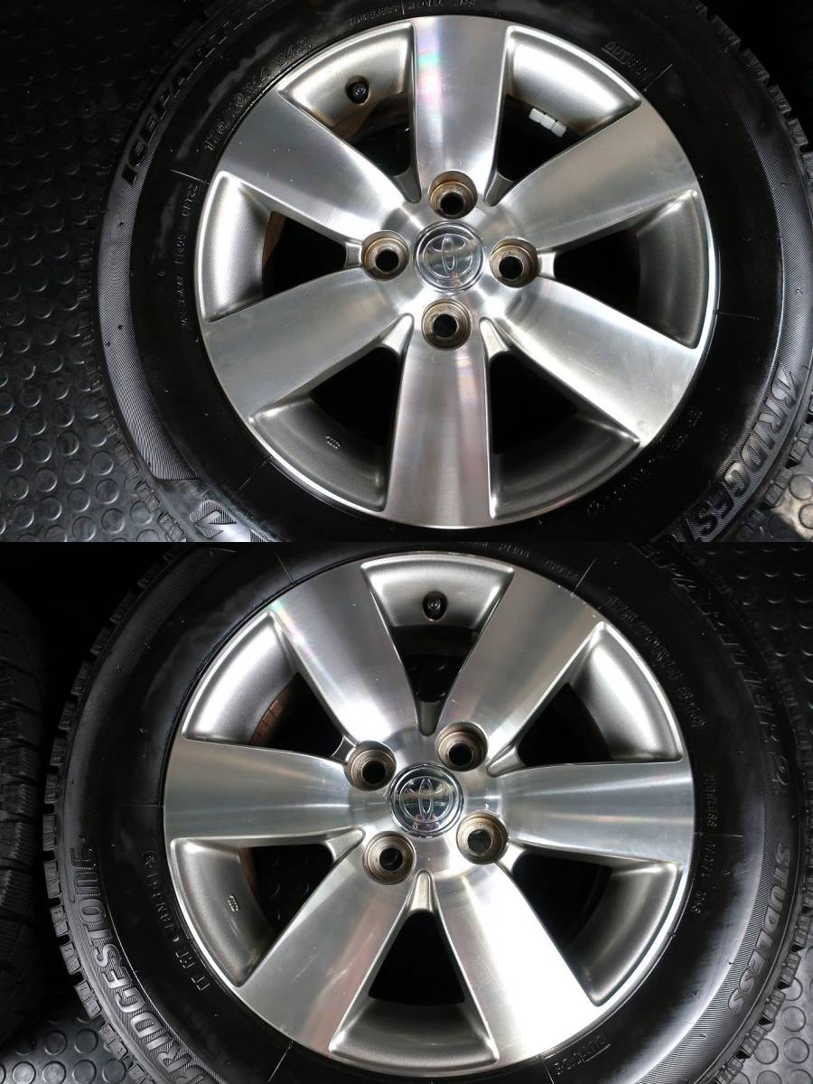 極上イボ付 2019年製 ブリヂストン スタッドレス 175/70R14 トヨタ純正 10系ポルテ 80系シエンタ 14×5.5J +33 PCD100/4H 格安4本SET