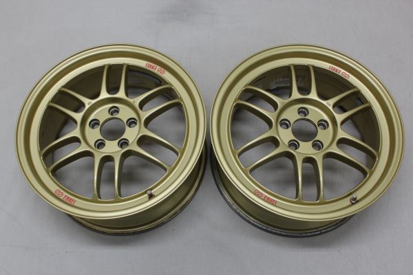 ENKEI RPF1 17インチ 7.5J +48 PCD 100 5穴 2本のみ ガリ