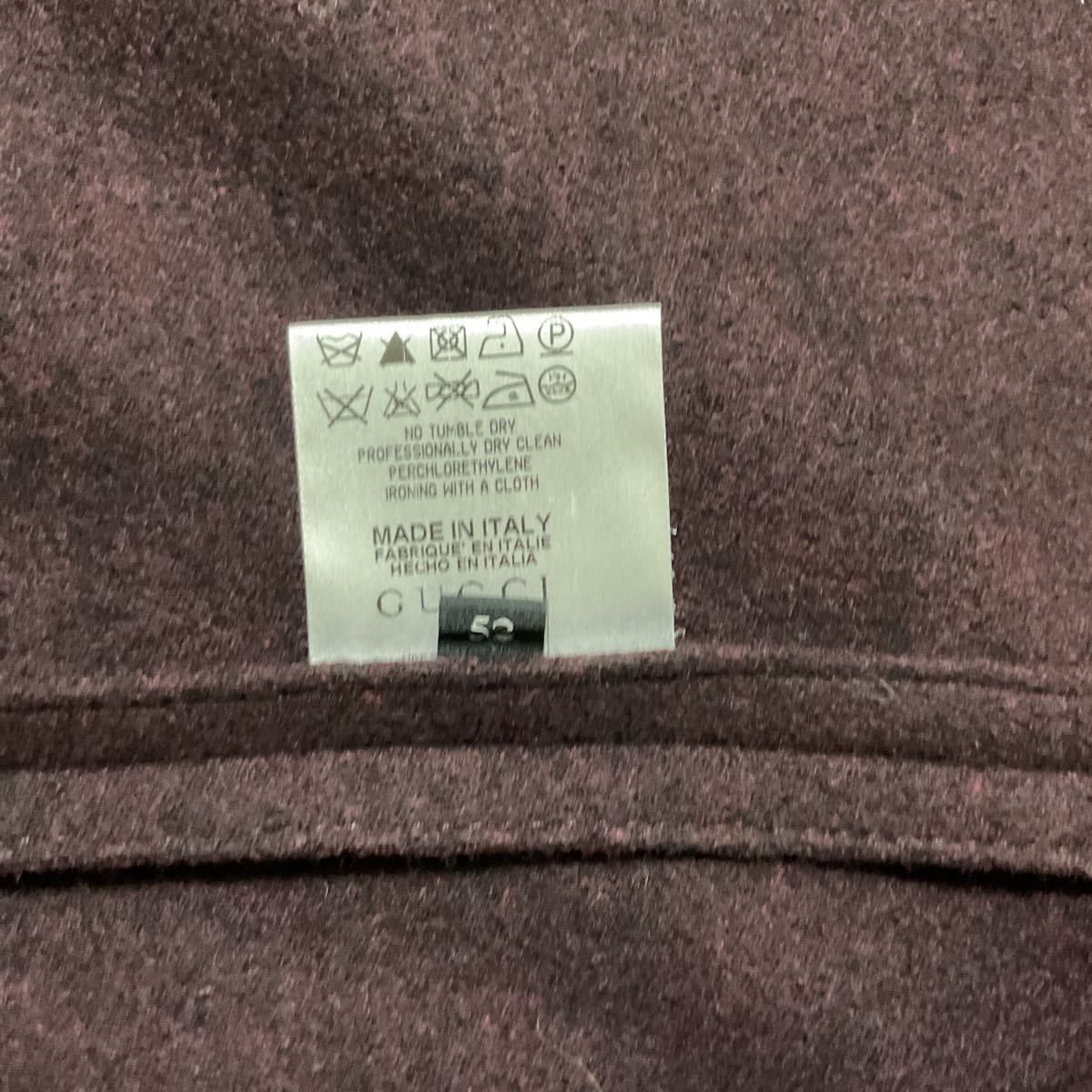 GUCCI カシミア混 ウールのテーラードジャケット GUCCI グッチ 