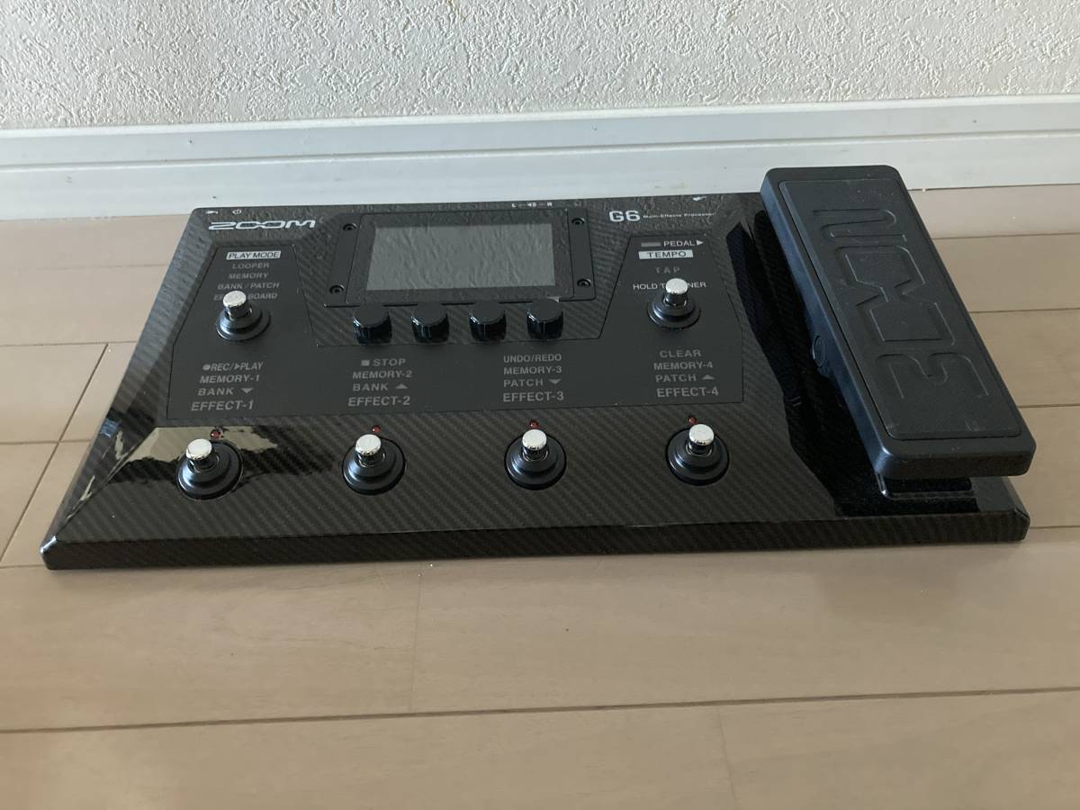 ZOOM ズーム G6 マルチエフェクター ご覧いただきありがとうございます