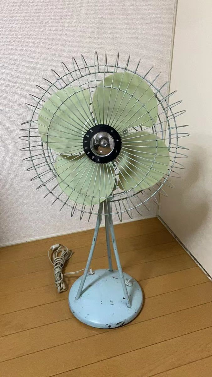 昭和レトロ！当時物 AC ELECTRIC FAN 扇風機 東京芝浦電気 TOSHIBA