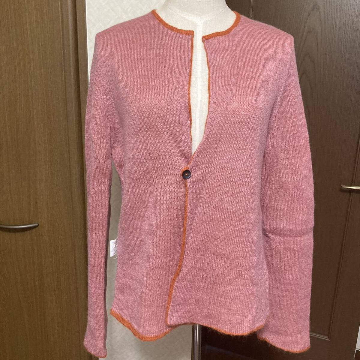 craft HIRO クラフトヒロ ニットカーディガン リバーシブル オレンジ  