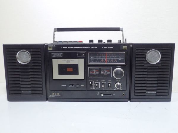 大人気，安い 豊J6-C131/1J ラジカセ SUPERSCOPE 3BAND STEREO CASSETTE RECEIVER CRS-155 SANYEI ELECTRONICS(ラジカセ)｜売買されたオークション情報、yahooの商品情報をアーカイブ公開 - オークファン ラジカセ
