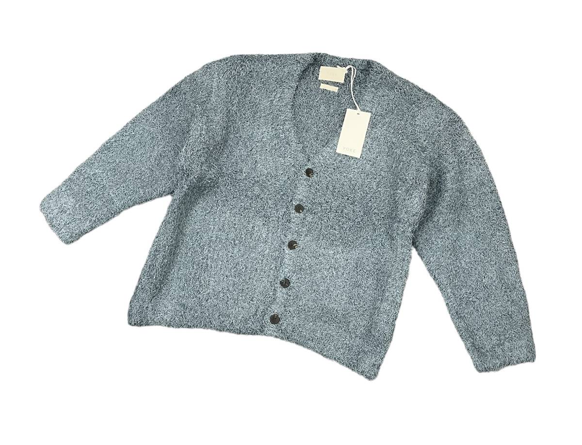 【驚きの破格値，低価】 定価41800円 YOKE 22SS Bushy Cotton Cardigan ブッシーコットン カーディガン ニット セーター YK222SS0355S ヨーク turquoise 3(カーディガン)｜売買されたオークション情報、yahooの商品情報をアーカイブ公 カーディガン