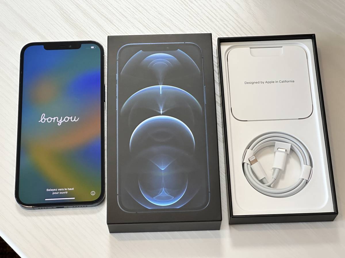 【大人気，得価】 iPhone12 Pro Max 512GB SIMフリー パシフィックブルー(iPhone)｜売買されたオークション情報、yahooの商品情報をアーカイブ公開 - オークファン iPhone