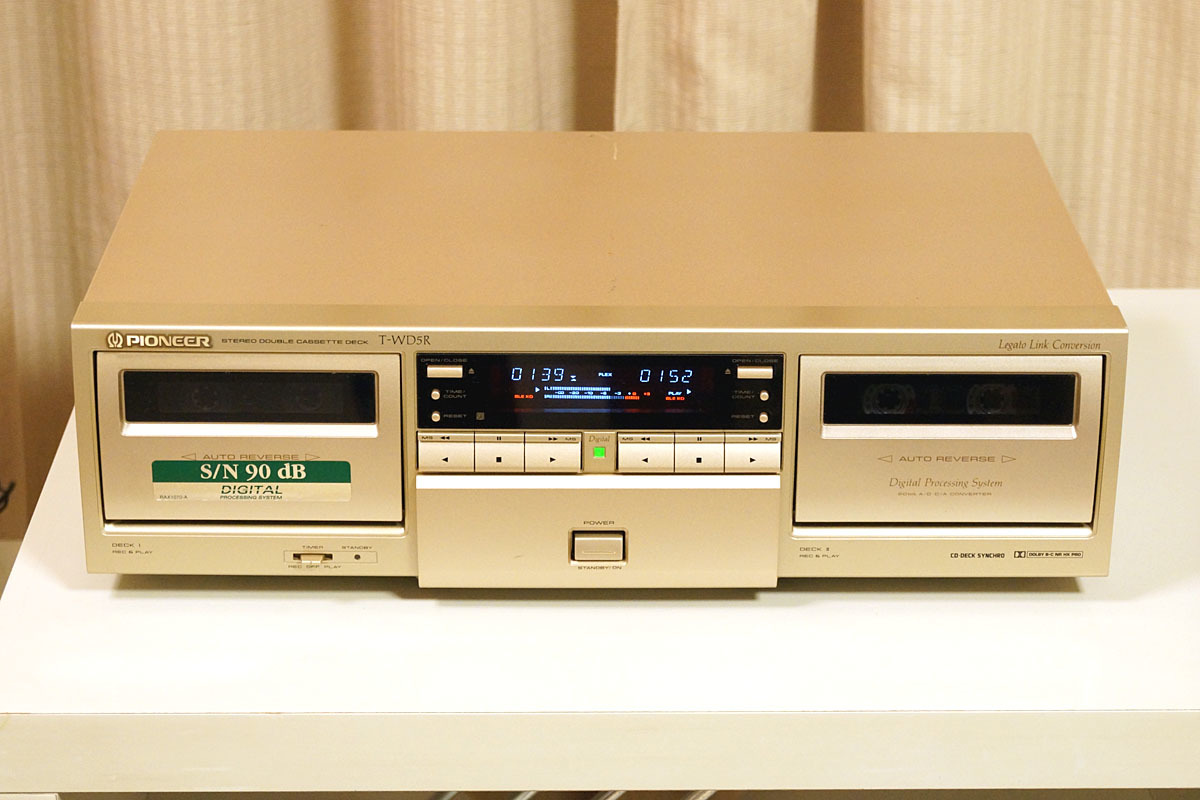Pioneer T-WD5R ダブルリバース カセットデッキ T-WD5R パイオニア