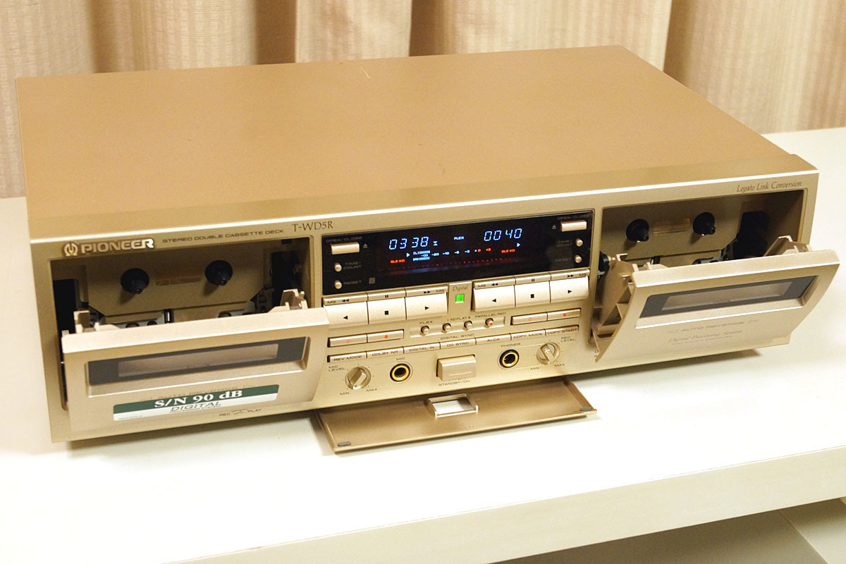 Pioneer T-WD5R ダブルリバース カセットデッキ T-WD5R パイオニア