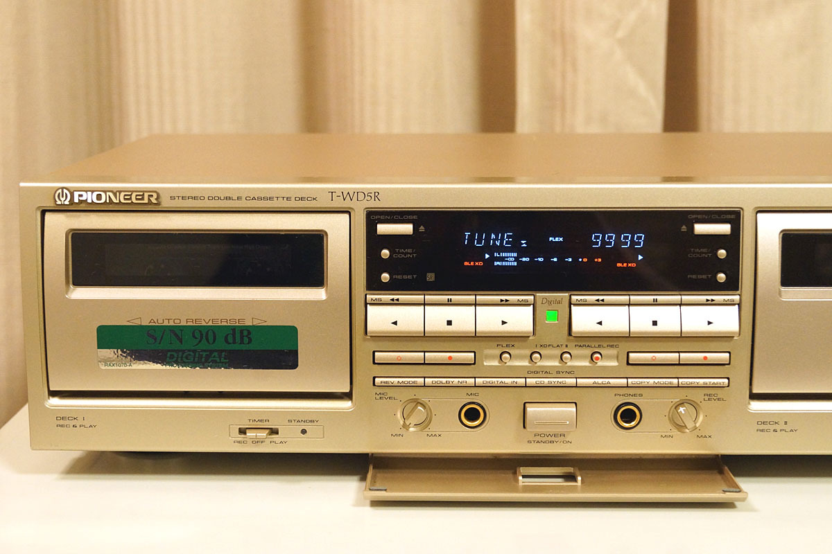 Pioneer T-WD5R ダブルリバース カセットデッキ T-WD5R パイオニア