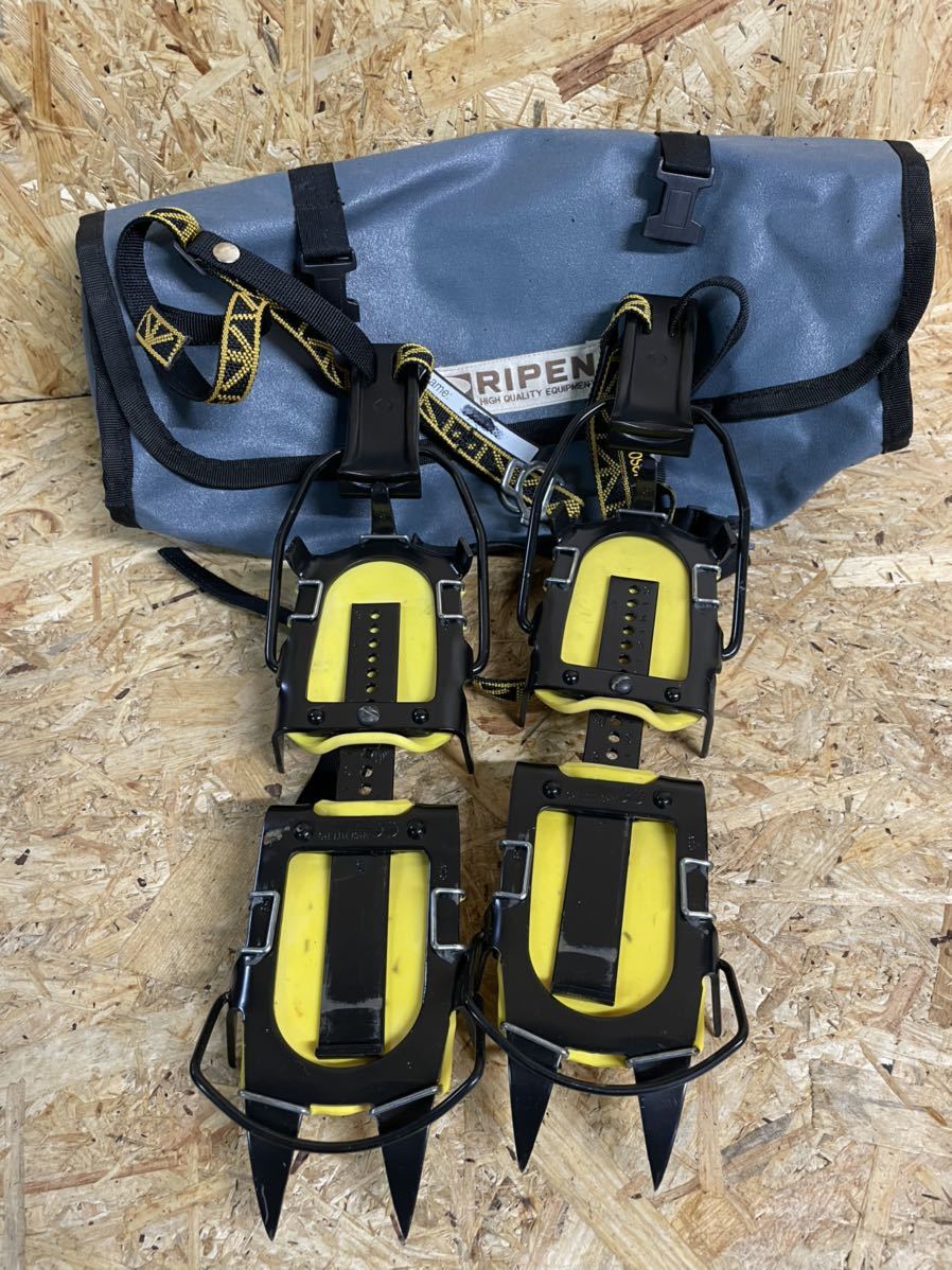  札幌 ＜charlet シャルレ＞ ARGENTERO アルジェンチェロ 10本爪 セミワンタッチアイゼン アイゼン 軽 クランポン 収納袋付き(アイゼン)｜売買されたオークション情報、yahooの商品情報をアーカイ アイゼン