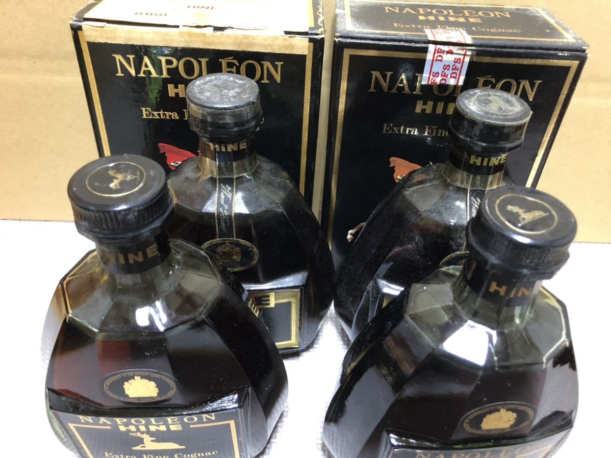 未開栓】古酒 ナポレオンHINE 700ml4本 ナポレオン ハイン HINE