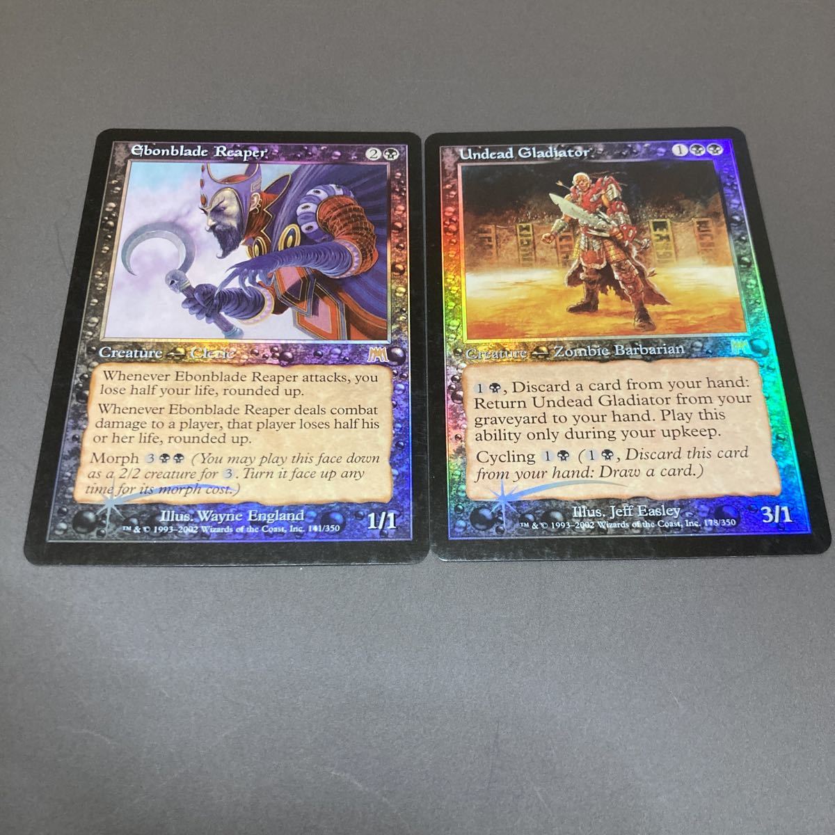 MTG オンスロート 黒 レア FOIL 6枚セット 漆黒の刃の死神 宿命の 
