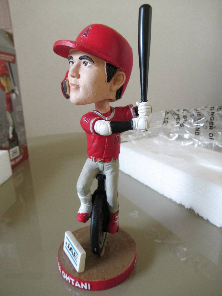 【新品未使用】大谷翔平 ボブルヘッド サイクルヒット達成　記念 ⓐ 大谷翔平 大谷翔平が「日本人初のサイクル安打」 MLB公式サイトも偉業