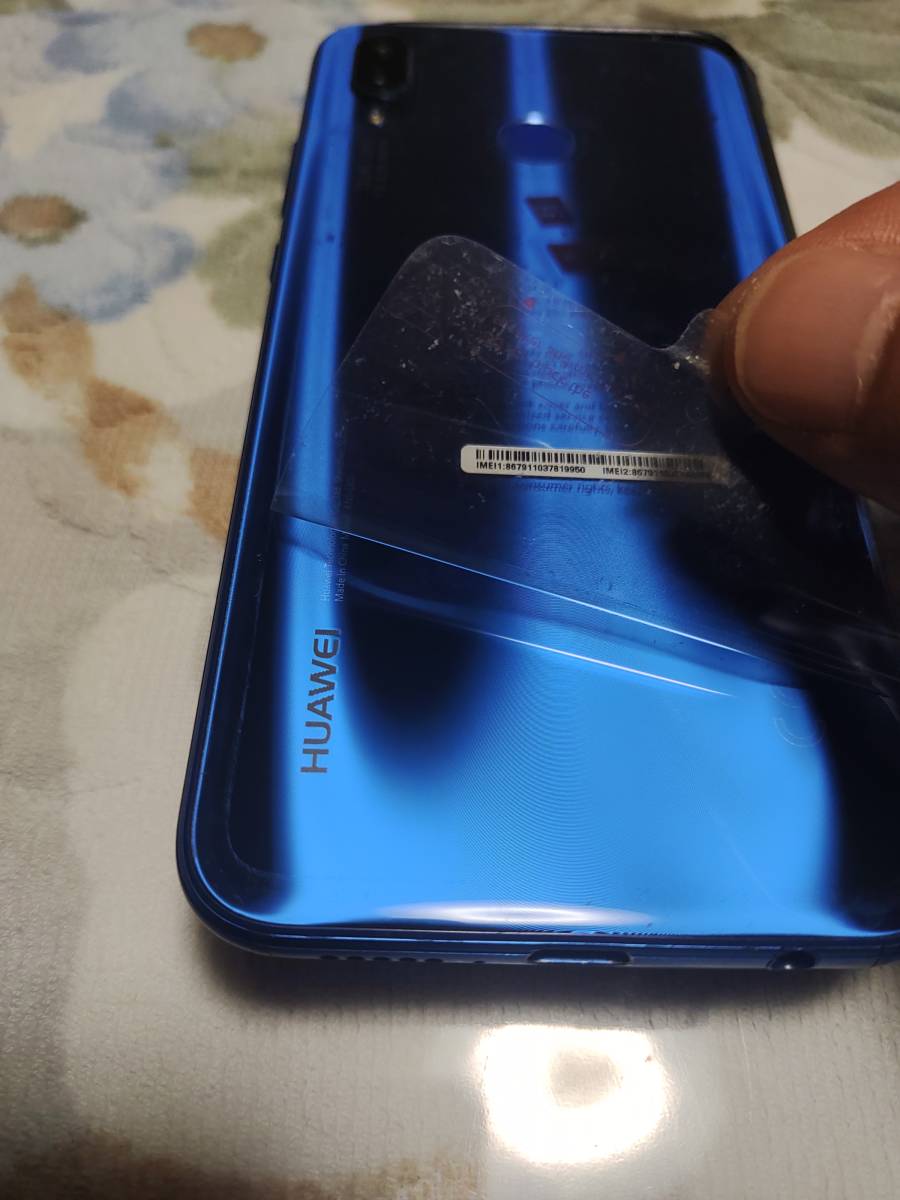 SIMフリー HUAWEI P20lite ANE-LX2J ROM32GB RAM4GB クラインブルー