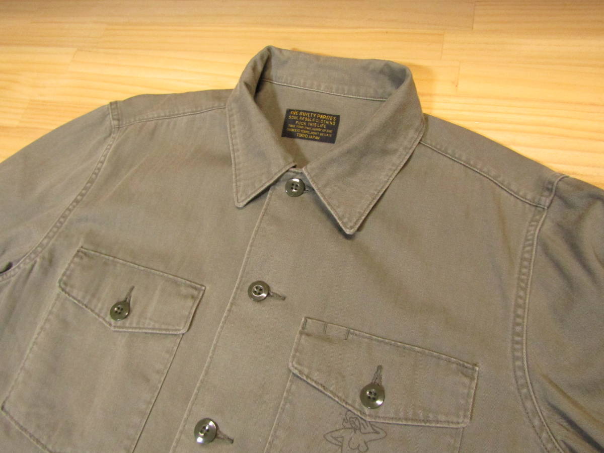 Y送料無料△138【WACKO MARIA ワコマリア】17FW OLD ARMY SHIRT 