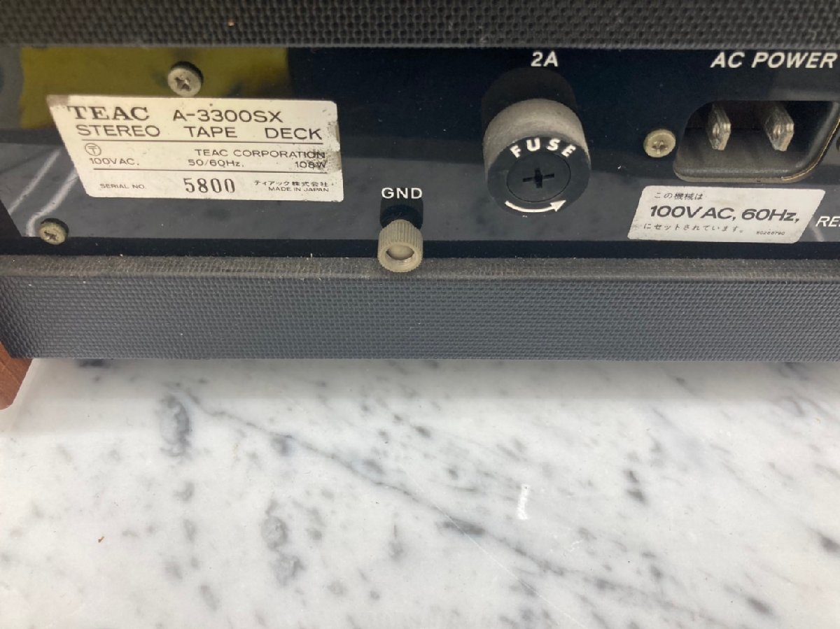 A-3300SX Reel TEAC to Tape Deck FOR REEL-TO-REEL TAPE DECK PLAYER