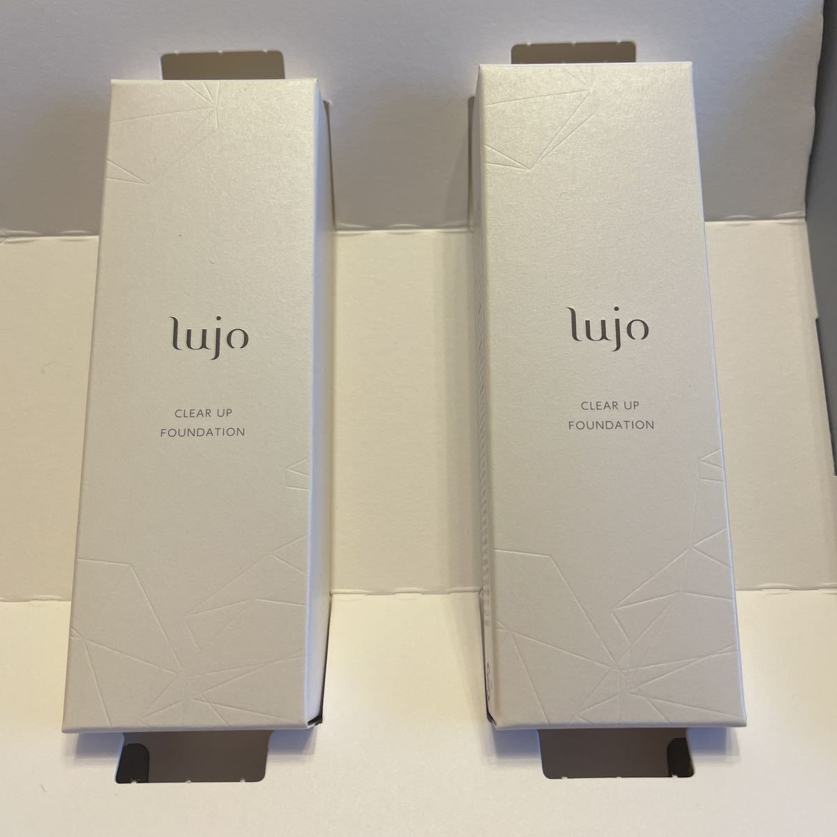 ルジョー クリアアップファンデーション ライトベージュ 新品2本セット
