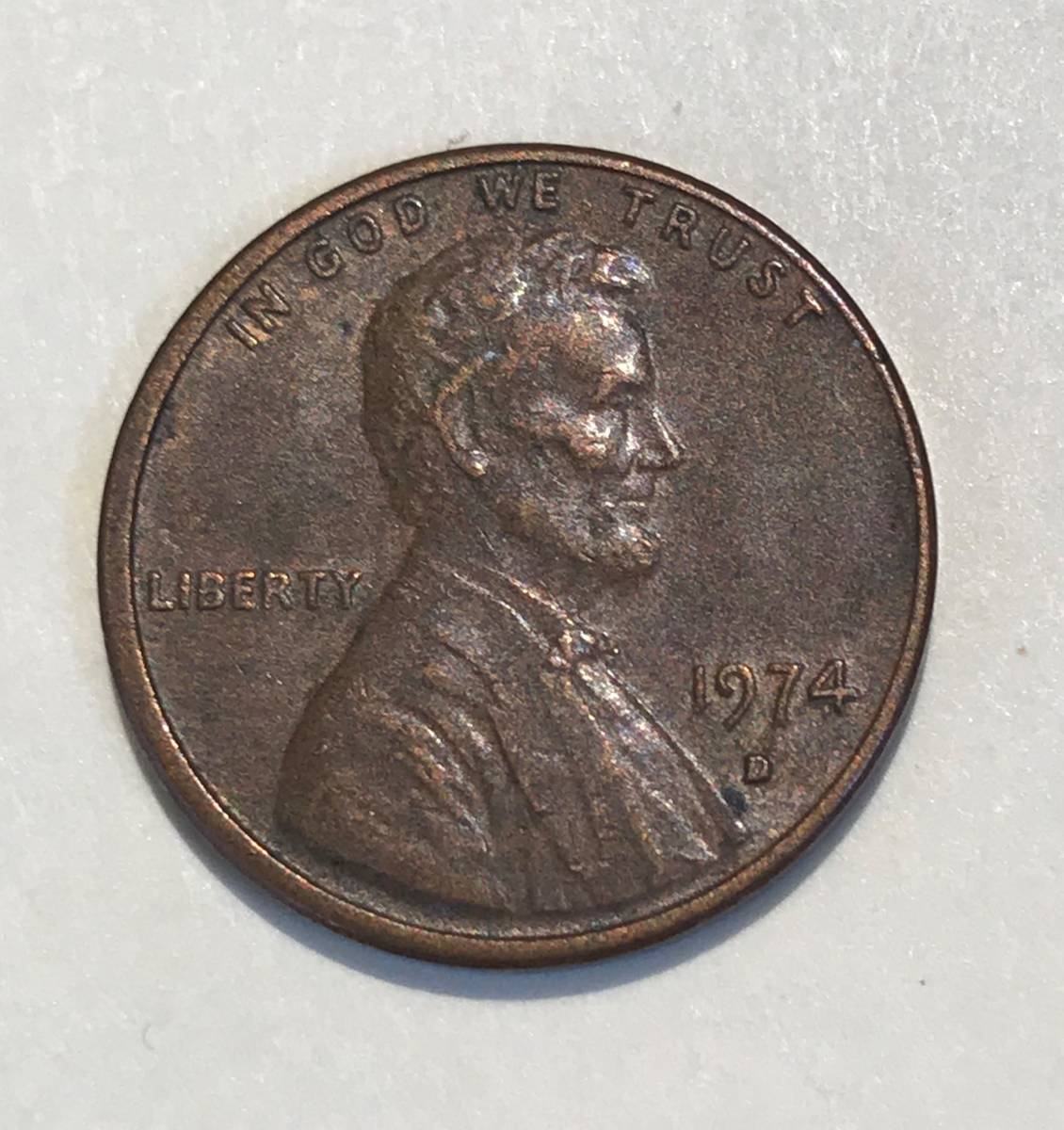 アメリカ銀貨１９７４年１セント