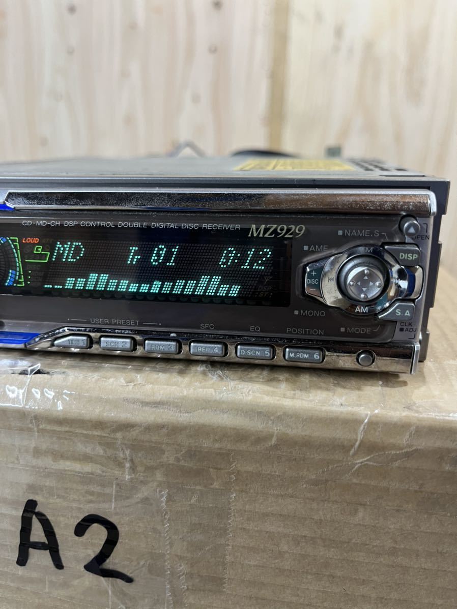 動作ok ケンウッドMZ929 CDプレーヤー CDデッキ 1DIN ケンウッド MZ929