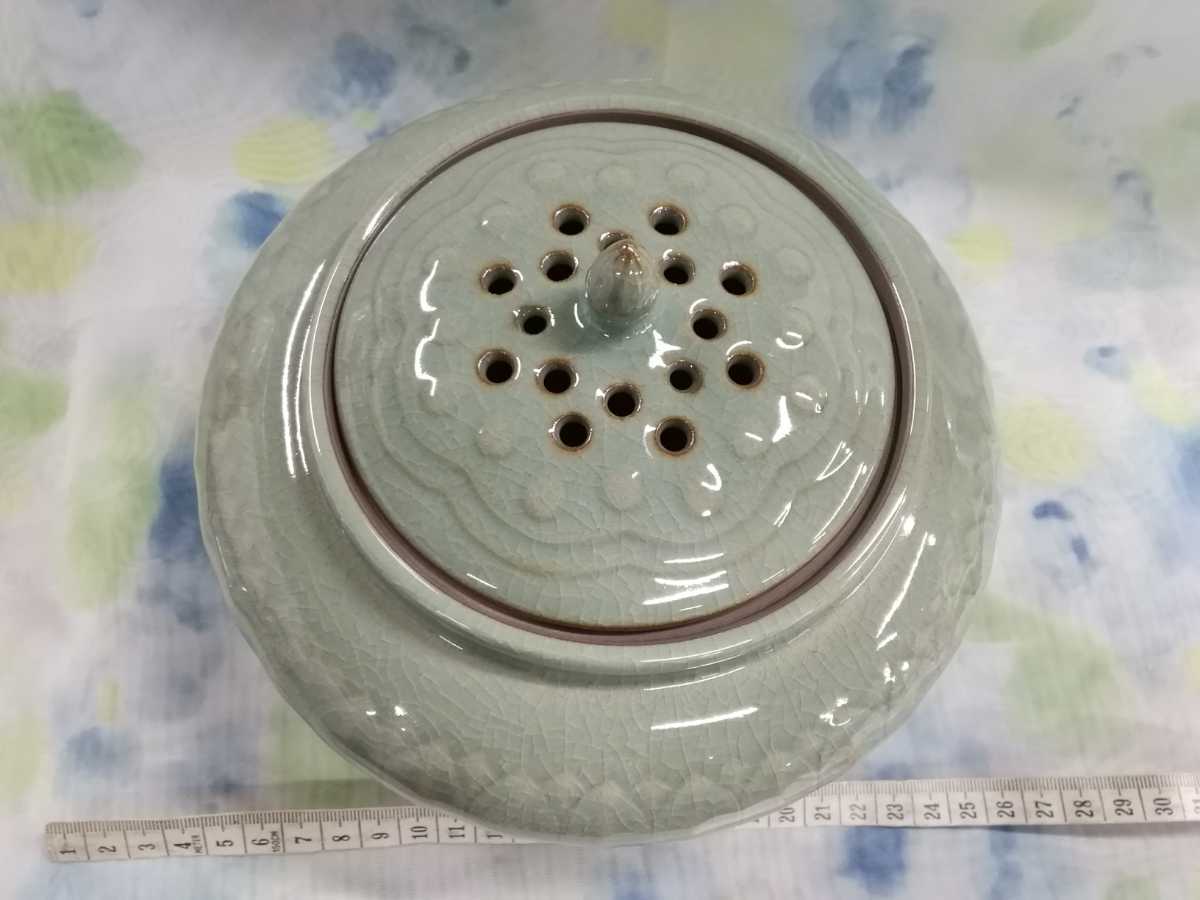 g_t S274 龍泉朝興青瓷苑 朝興青磁苑 龍泉青磁 三足香炉 中國工藝美術 