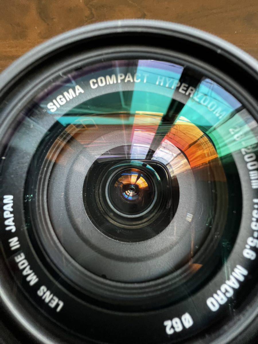 保管美品 シグマ レンズ SIGMA COMPACT HYPERZOOM MACRO 28-200mm F3.5