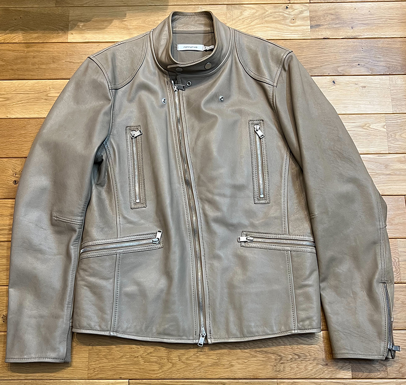 NN-J3005 BIKER BLOUSON COW LEATHER サイズ2