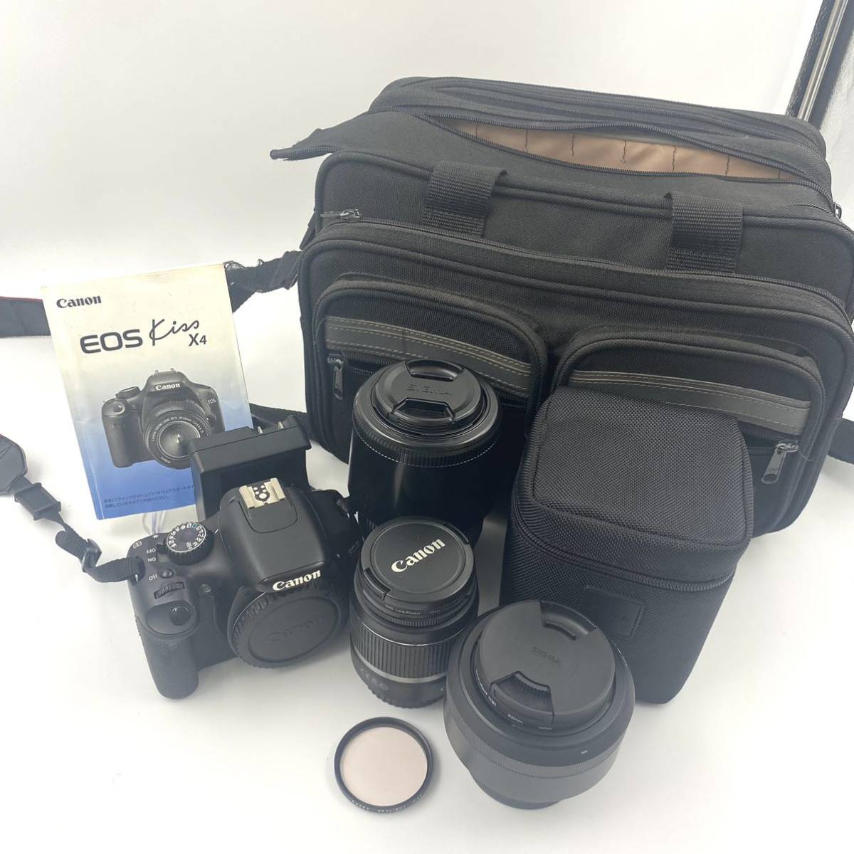 Canon キャノン EOS Kiss X4 一眼レフ カメラ SIGMA 単焦点 望遠