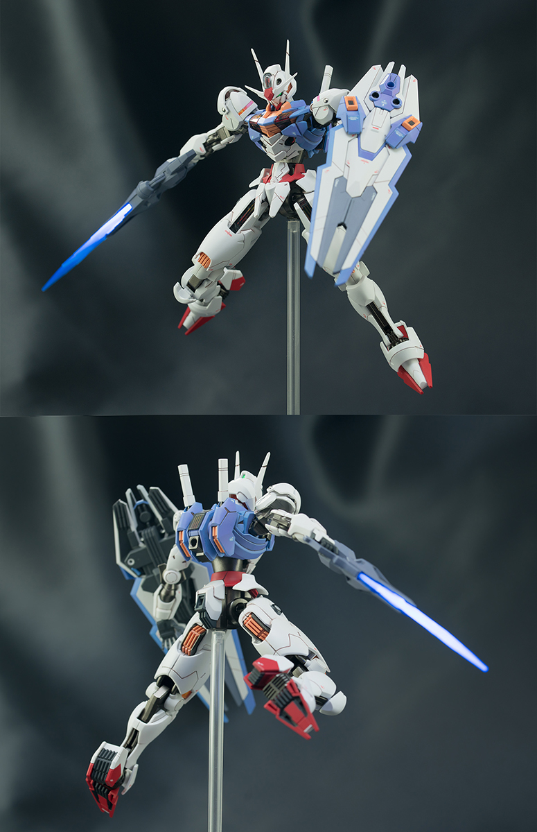 HG 1/144 ガンダムエアリアル 塗装済み完成品 HG ガンダムエアリアル