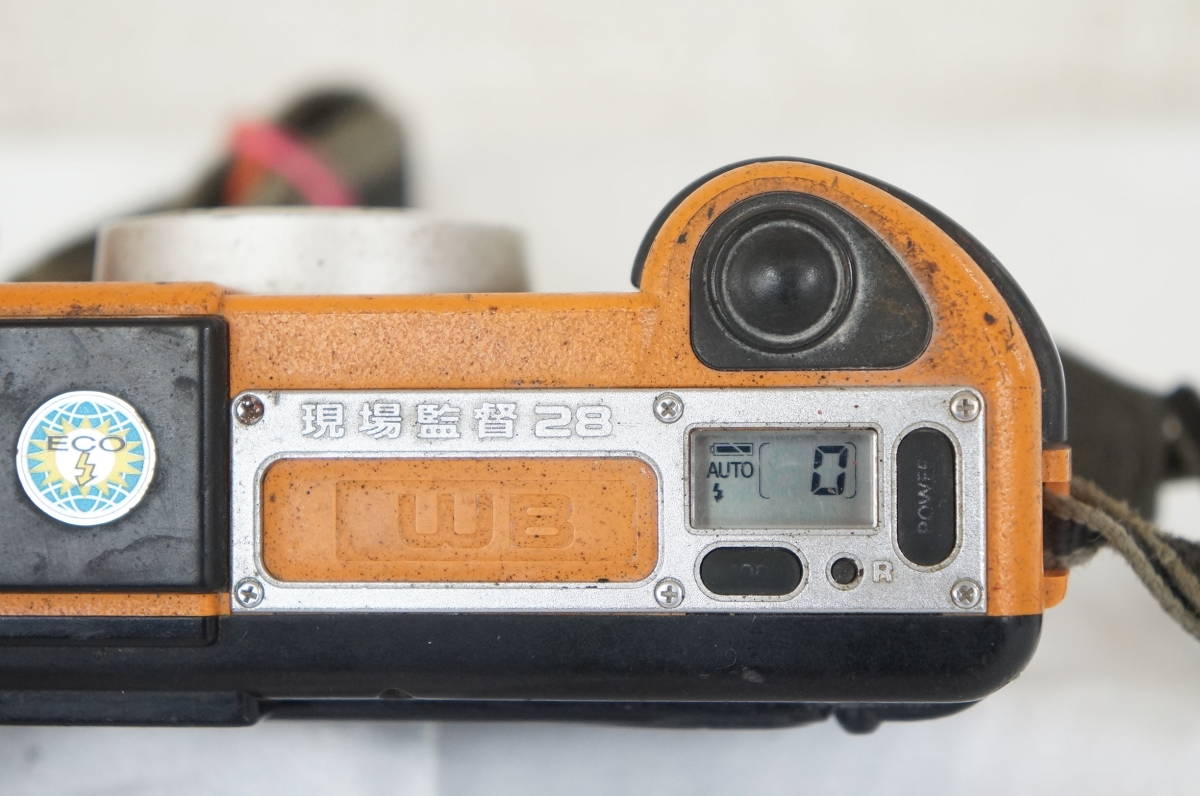 Konica コニカ 現場監督 28WB ECO オレンジ コンパクトフィルムカメラ
