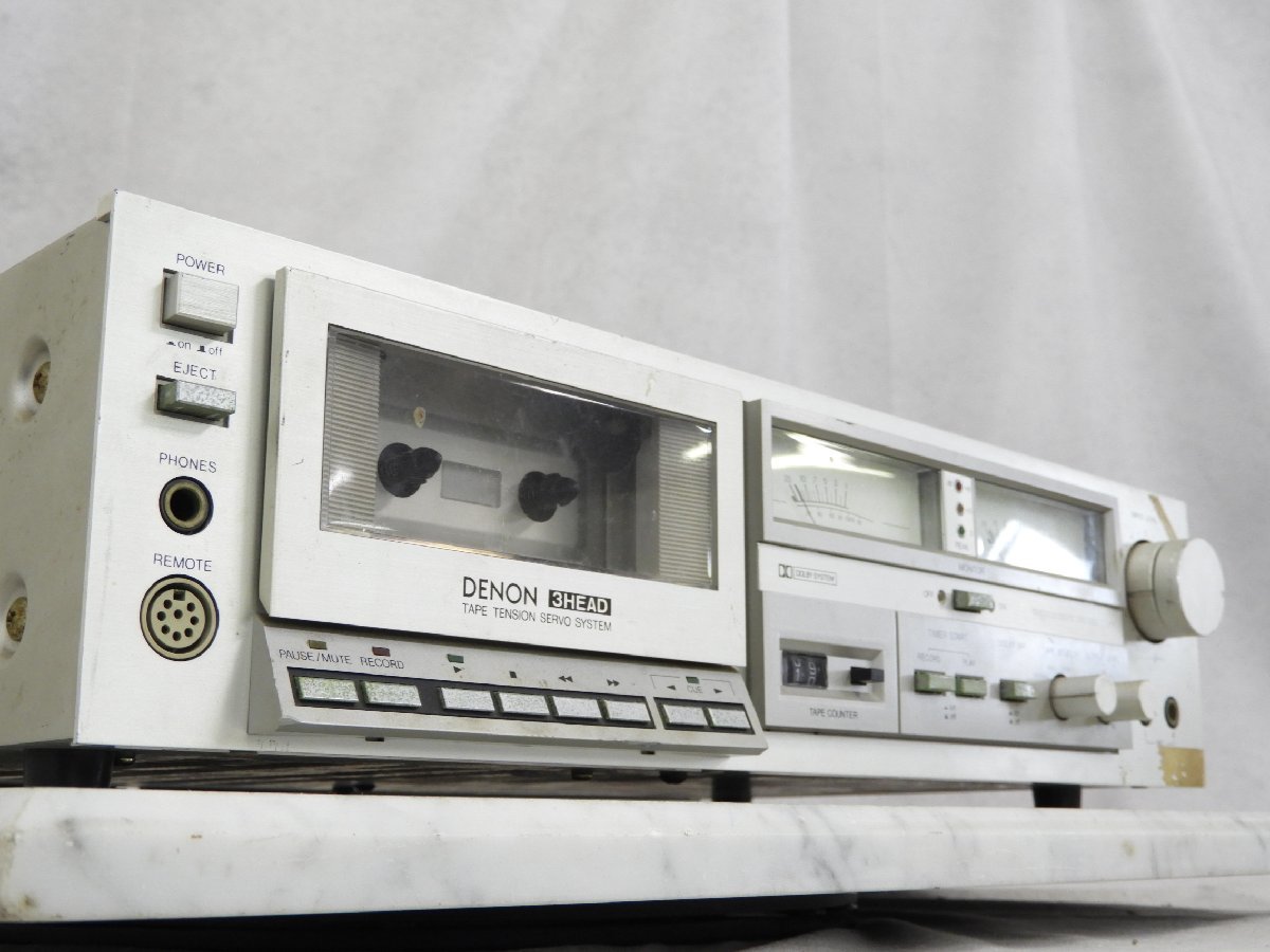 DENON デノン カセットデッキ 通電 Yahoo!オークション デンオン