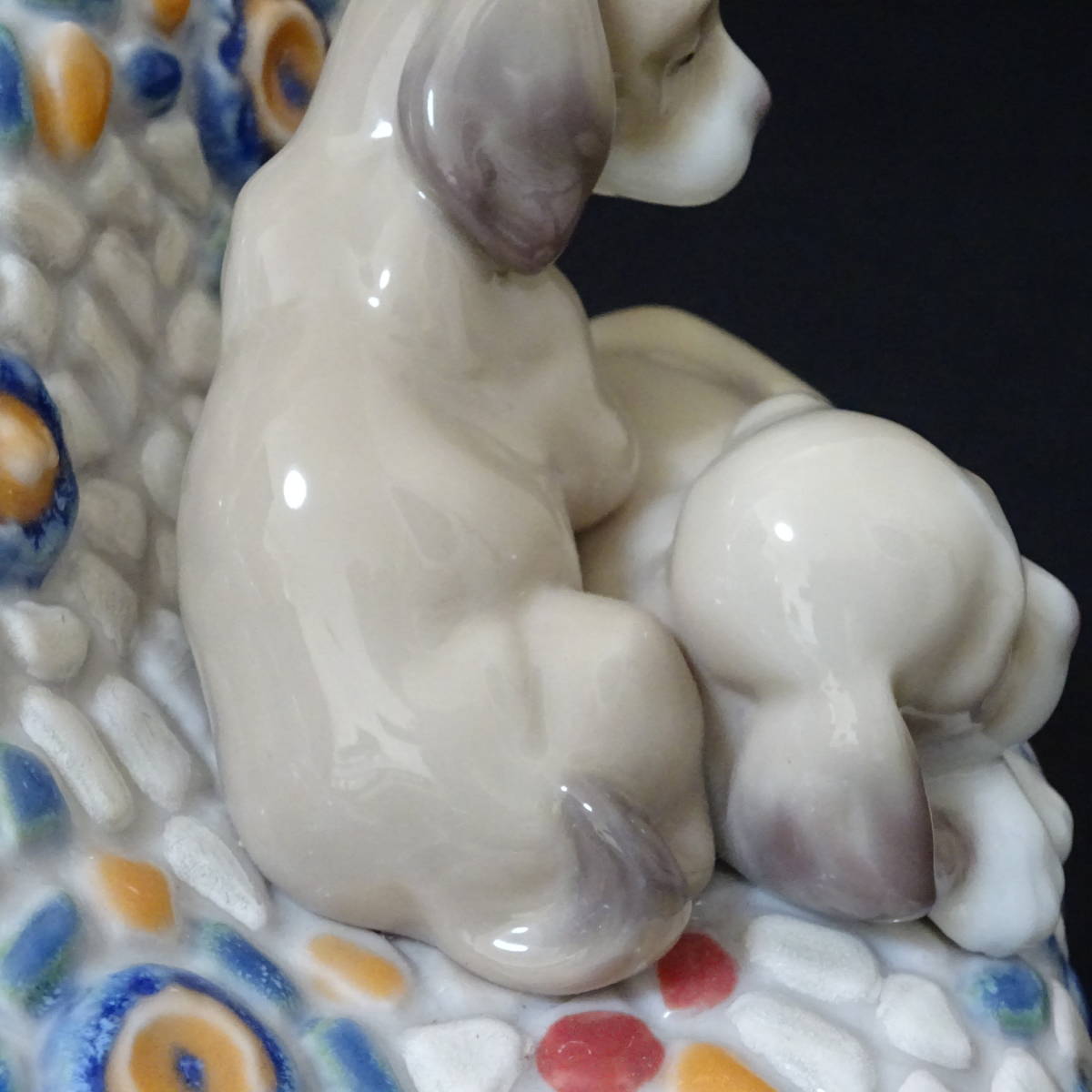 1619486-204】○美品○絶版○LLADRO リヤドロ 6663/バルセロナの街角 