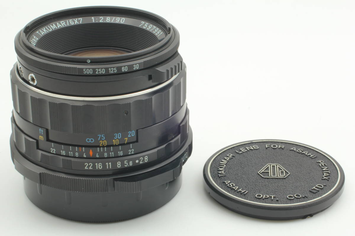 152】Pentax 6x7 SMC Takumar 90mm F2.8 L/S MF Lens For 6x7 カメラ