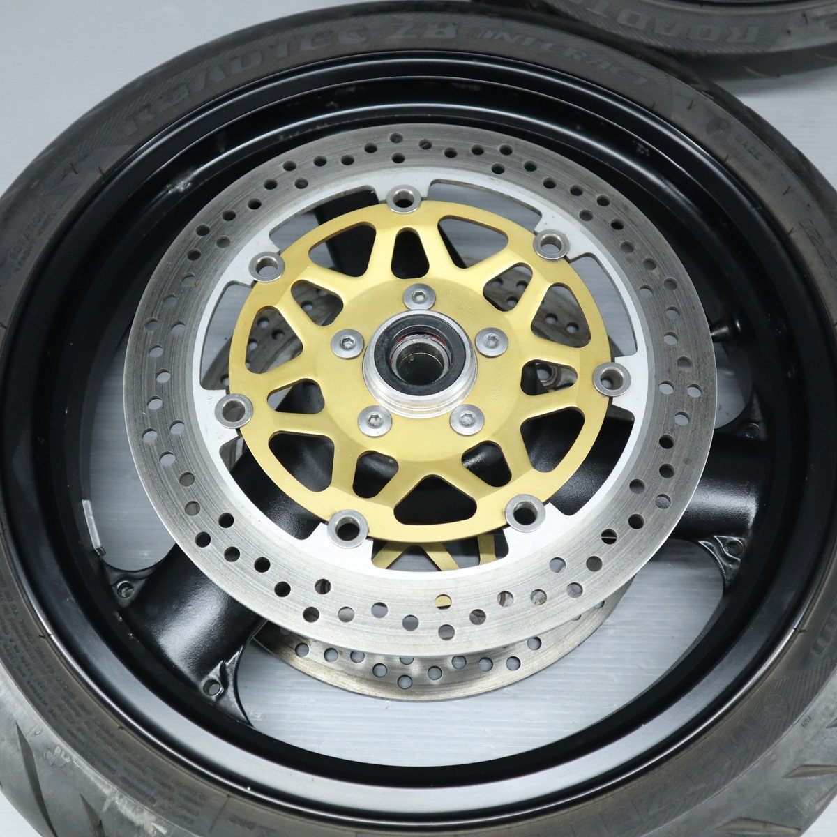カワサキ ZRX1200R 純正 ホイールセット 前後 フロント17x3.50 リア 