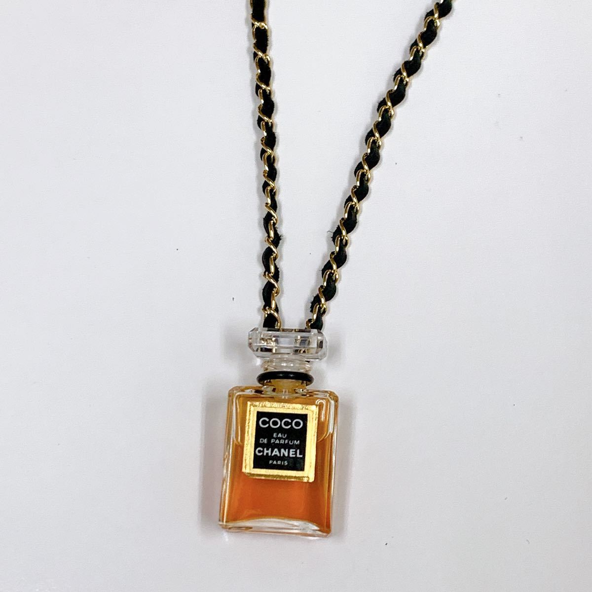 シャネル CHANEL 香水ネックレス COCO チェーンネックレス ミニ香水