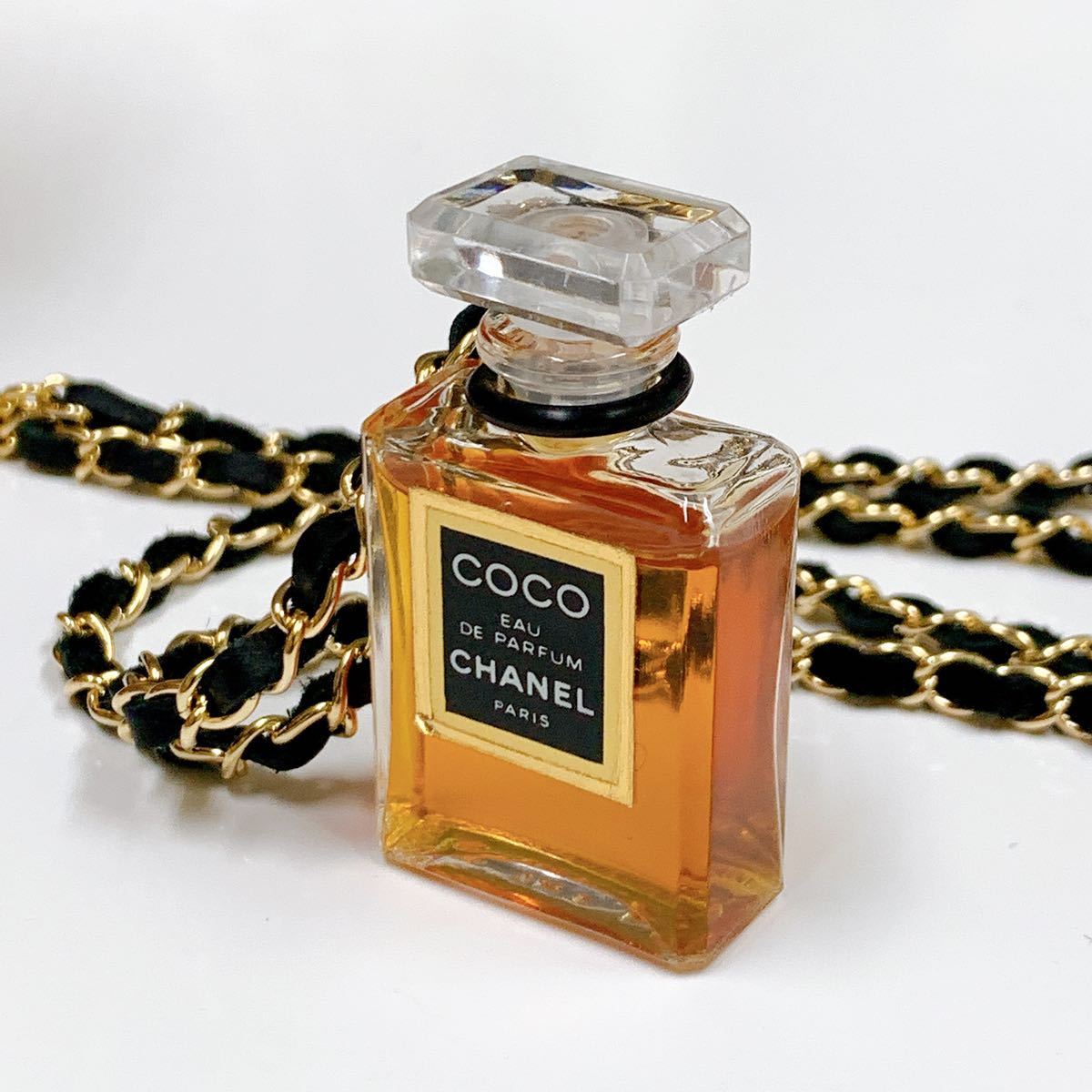 シャネル CHANEL 香水ネックレス COCO チェーンネックレス ミニ香水